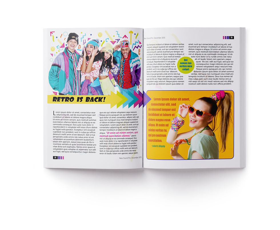 Mockup: "New Sound Pro" Magazine