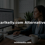 Professional woman comparing coaching platforms