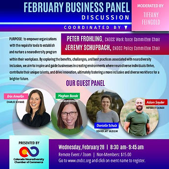CNDCC panel february business panel discussion graphic
