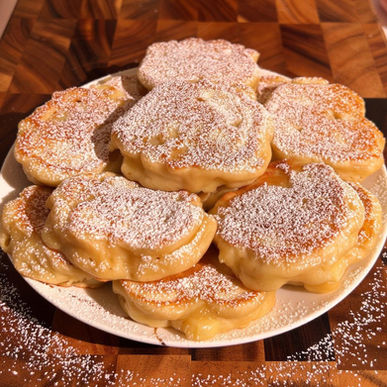 Pancake mele e kefir, Pancake Polacchi, i racuchy. Ricetta di Pancake Eden.