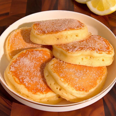 Soffici pancake allo yogurt e limone. Ricetta di Pancake Eden.