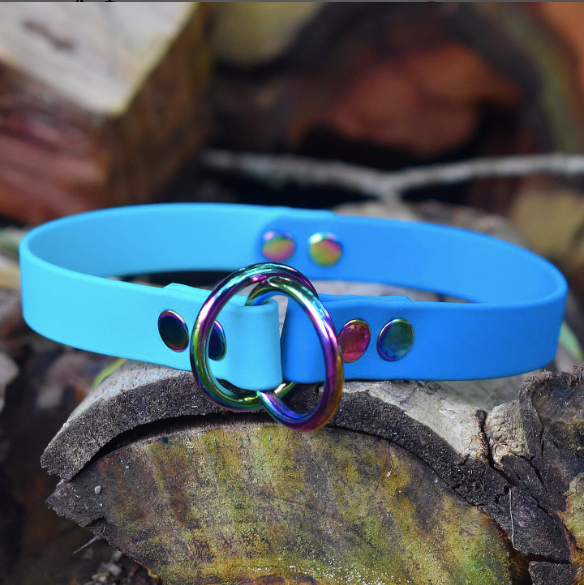 Thumbnail: 3/4" Biothane Two Toned Slip Collar