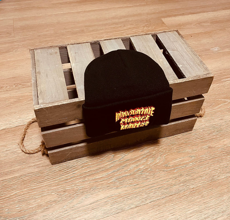 Thumbnail: Flaming ICM Embroidered Beanie