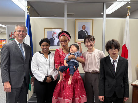 2025年6月10日🇱🇸レソト王国大使館でジャパンバリアフリープロジェクトGo!Go!Embassy!記念式典を開催