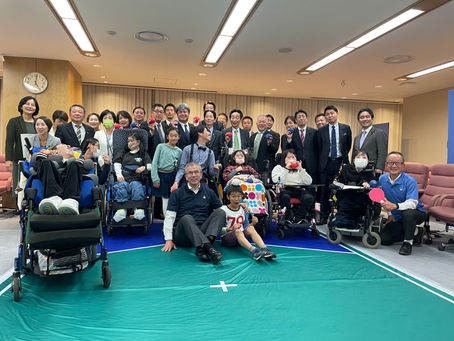 2023年12月6日神奈川県議会で活動報告並びにボッチャ交流会
