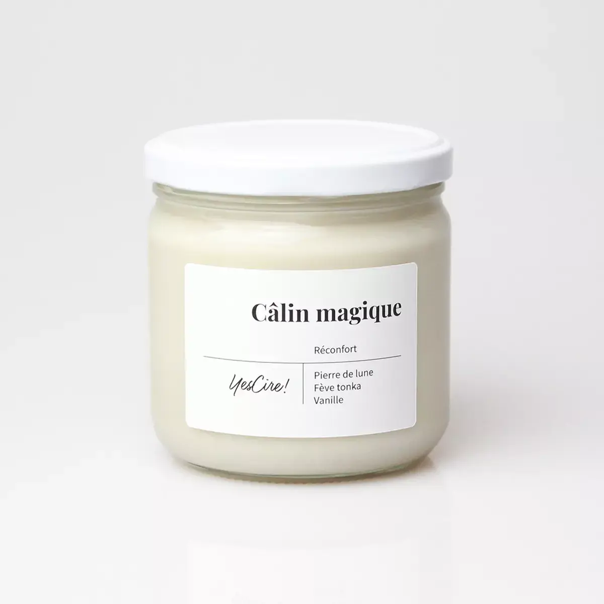 Câlin magique | Bougie pierre de lune "réconfort"