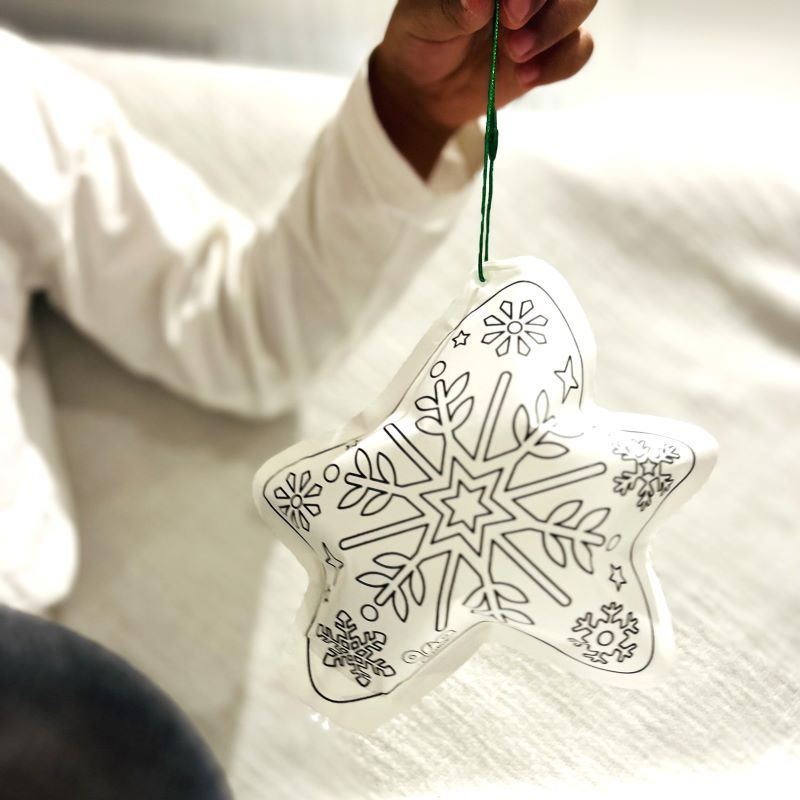 Miniature : Noël – 3 coloriages gonflables à suspendre