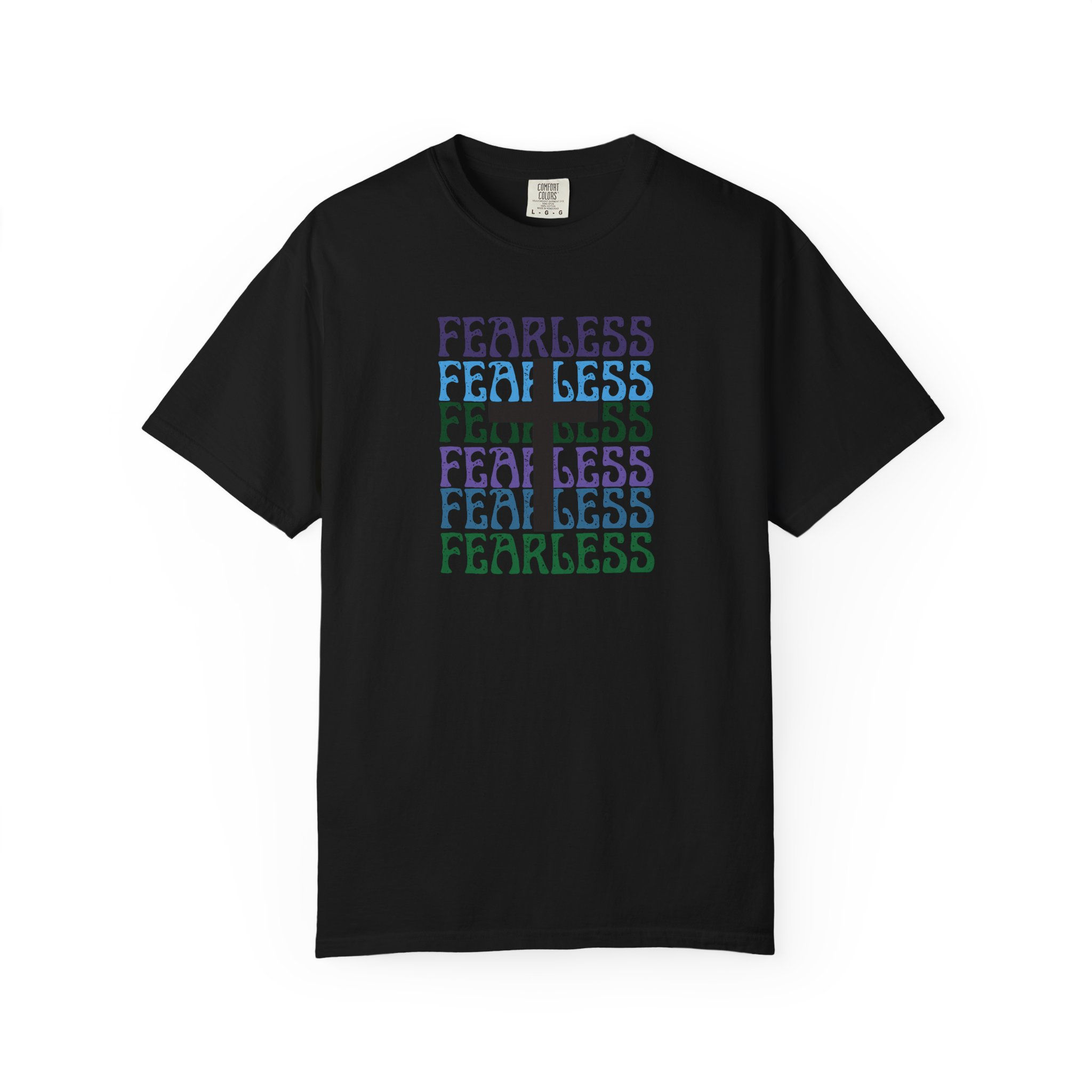 Fearless with Christ T-Shirt, Christlike Strength Tee, Faith Based Apparel