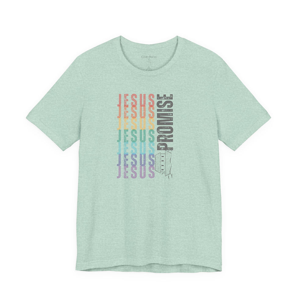 Thumbnail: God's Promise Tee, Inspirational Faith T-Shirt, Christian Apparel