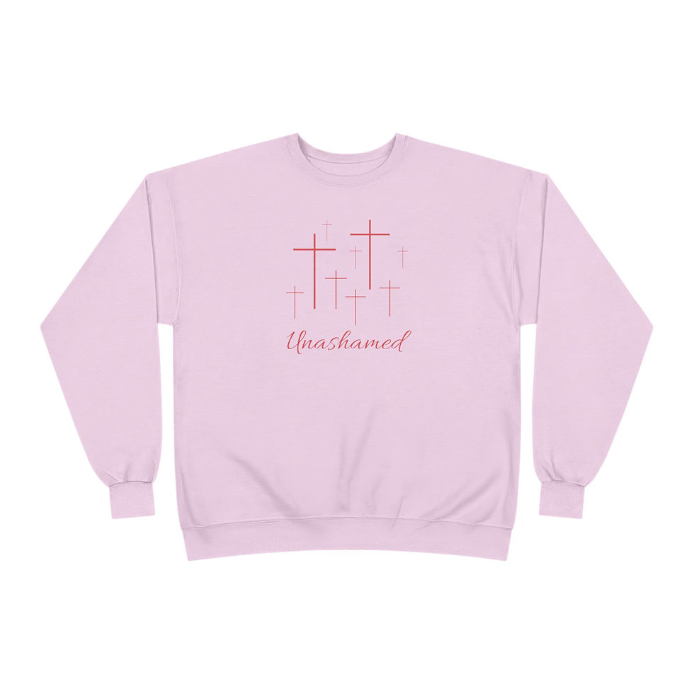 Thumbnail: Unashamed Crewneck Sweatshirt, Christian Apparel, Eco-Friendly