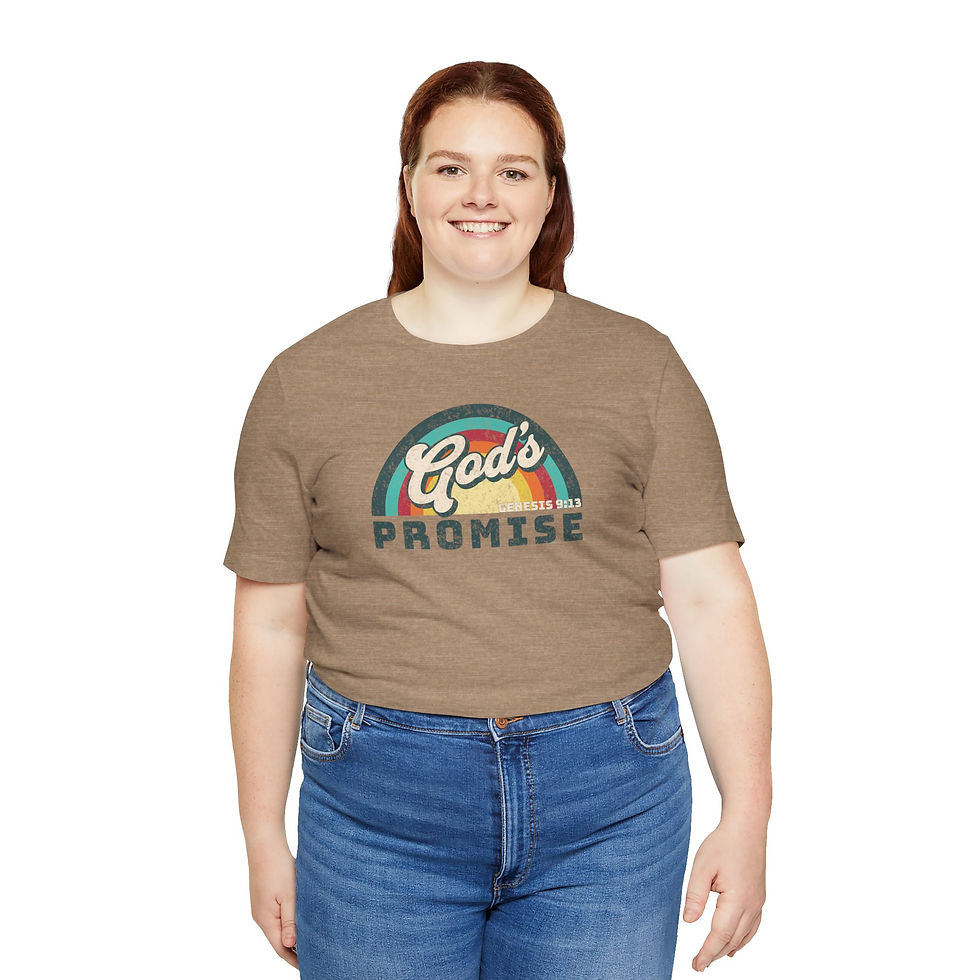 Thumbnail: God's Promise Tee, Faith-Based Apparel, Gift for Believers, Christian T-Shirt