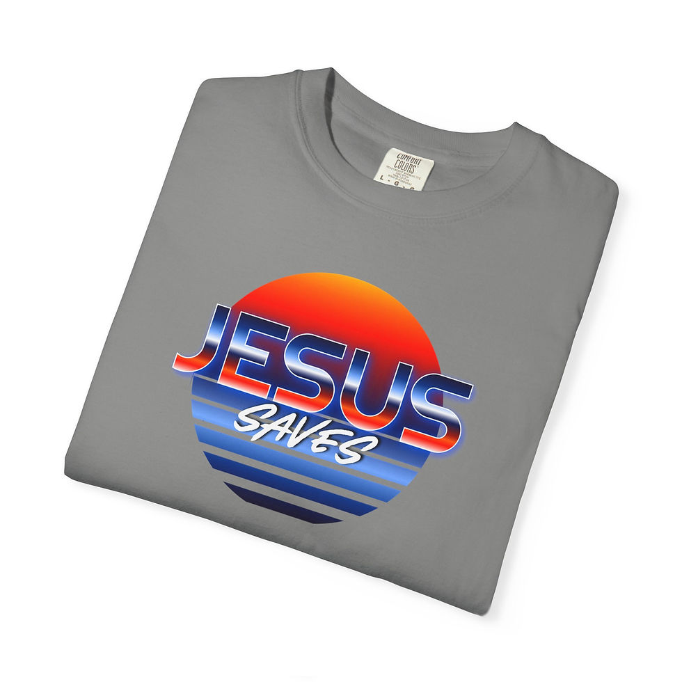 Thumbnail: Retro Jesus Saves T-Shirt, Christian Apparel, Vintage Style Shirt