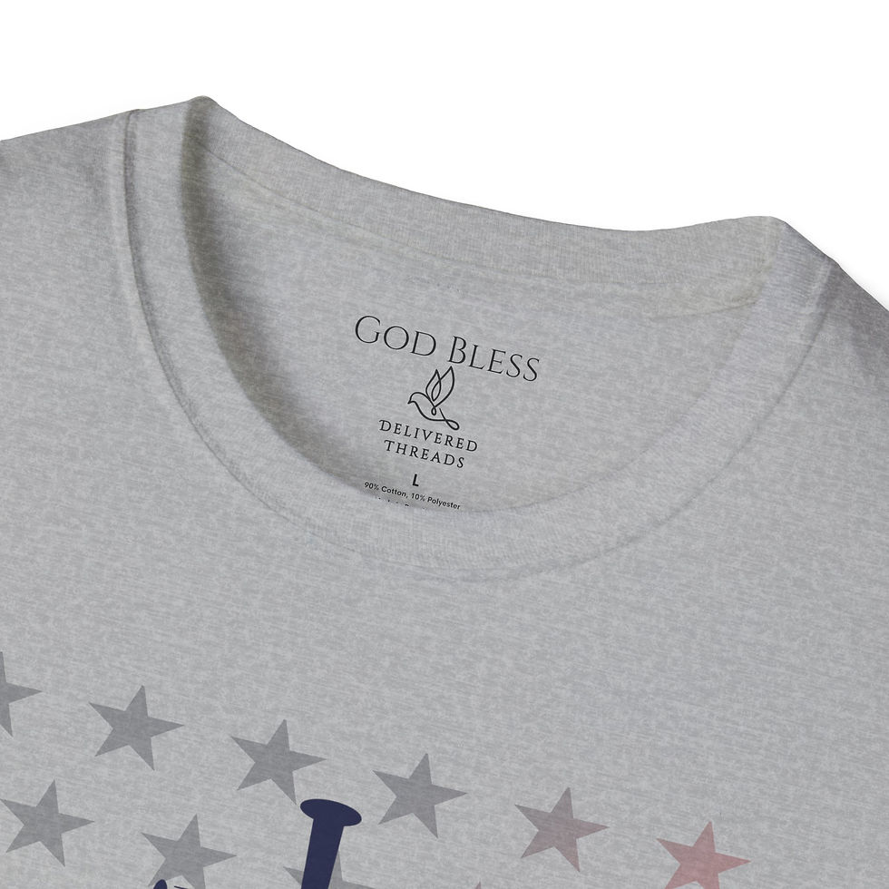 Thumbnail: American Flag Tee, Christian Patriotic Shirt, USA Pride Apparel, Freedom Shirt