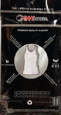 Thumbnail: BW Attire Adult Tank top (A-SHIRT)