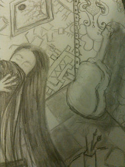 "Space"/ 2014/ Lisa Blaylock (Charcoal and Lead)