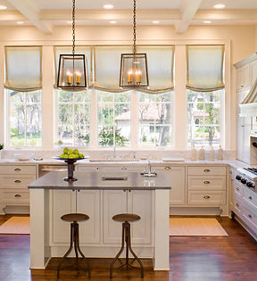 Spacious rectangular kitchen island with a clean, functional design and ample countertop space
