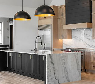 Compact square kitchen island designed to maximize space, offering both storage and a convenient workspace