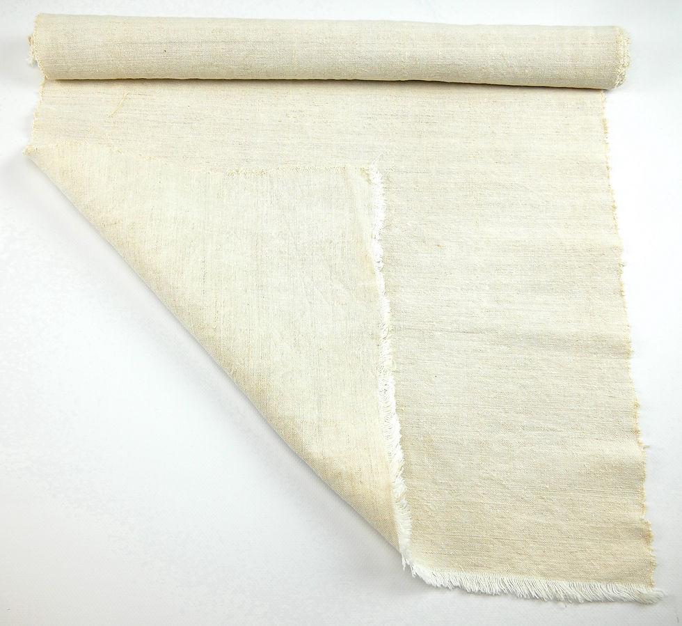 Miniatyrbild: Fine Romanian hemp and cotton fabric