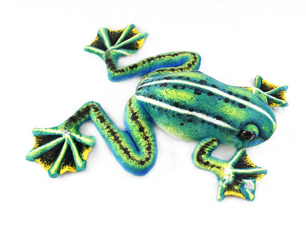 Thumbnail: x50 Wholesale Lot Frog Plushies (blue, green, red)