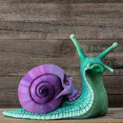 Thumbnail: Snail Skull Sculpture Room Decor