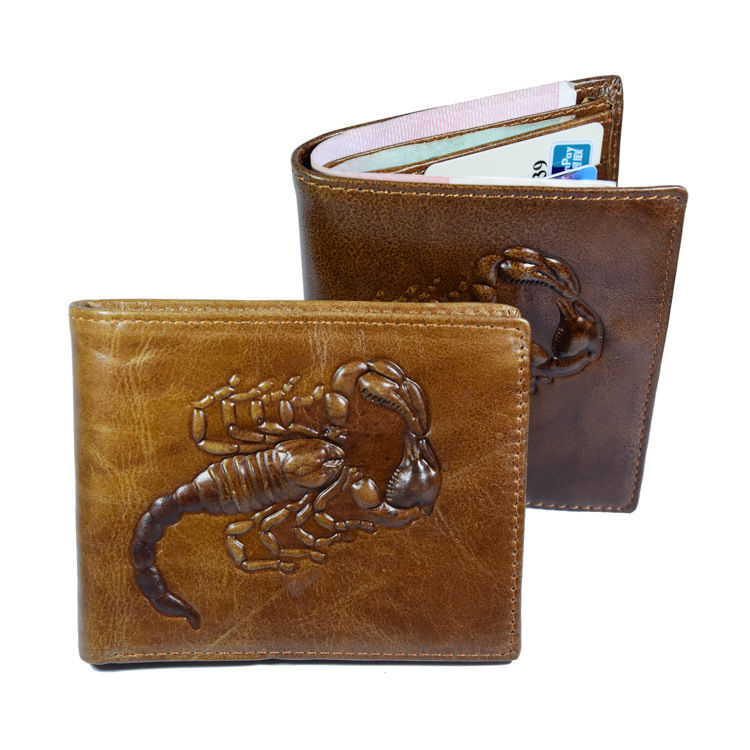 Thumbnail: Men's leather Scorpion Wallet