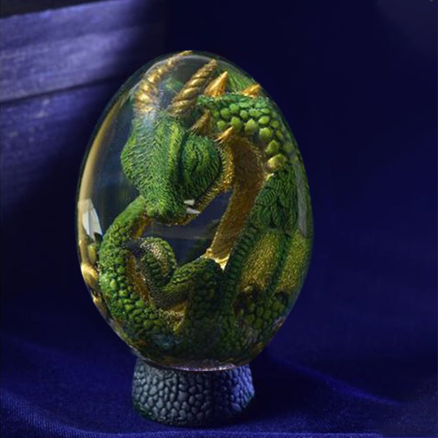 Thumbnail: Lava Dragon Egg Desktop Decoration Resin Crafts