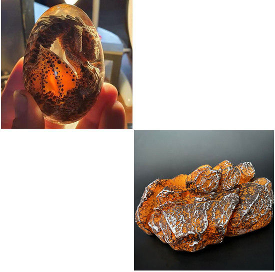 Thumbnail: Lava Dragon Egg Desktop Decoration Resin Crafts