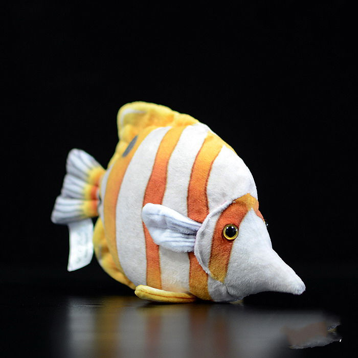 Copper Band Butterfly Fish Plush Doll