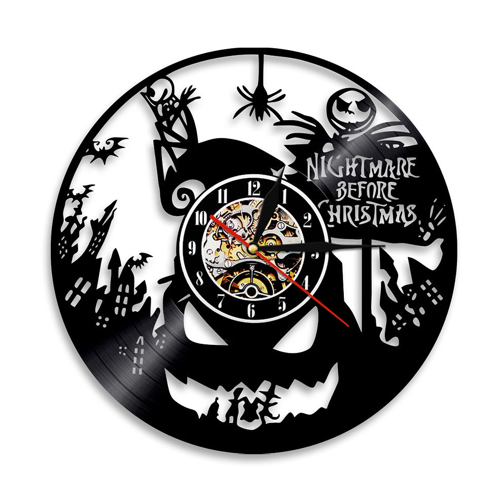 Thumbnail: Nightmare Before Christmas Wall Clock
