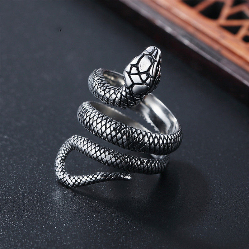 Stainless Steel Unisex Snake Ring (Chinese ring sizes)