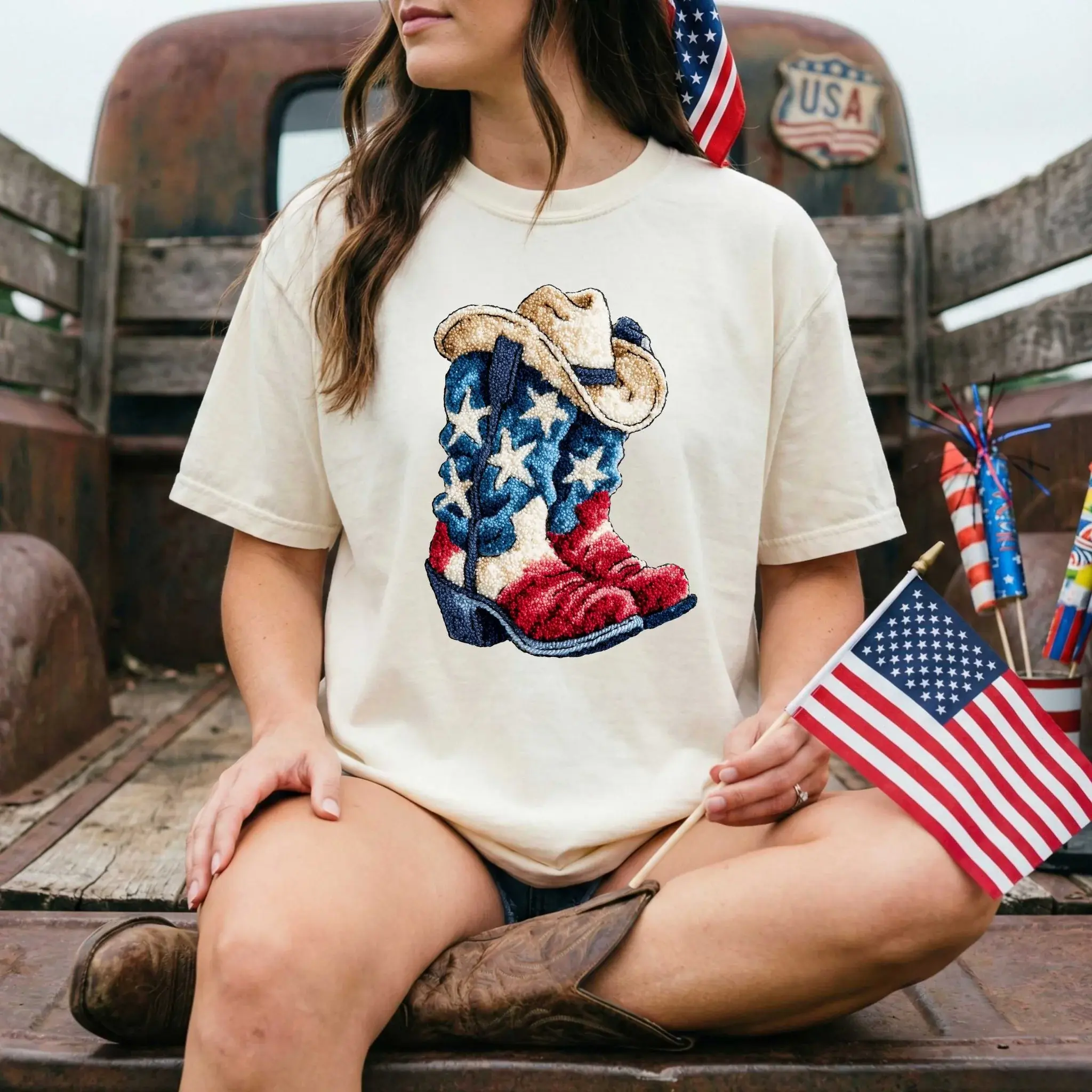 American Boots 4th of July