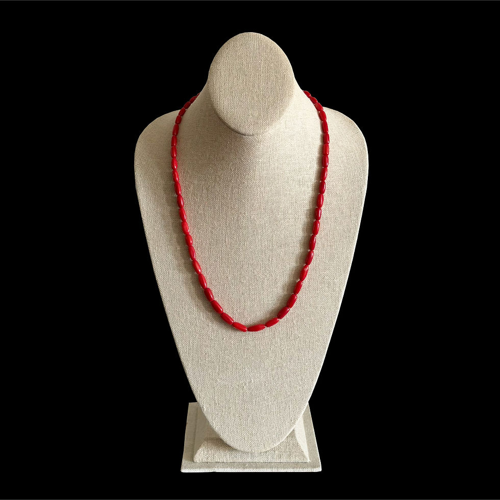 Thumbnail: Love Necklace (Italian coral)