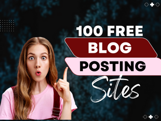 100 Free Blog Posting Sites List
