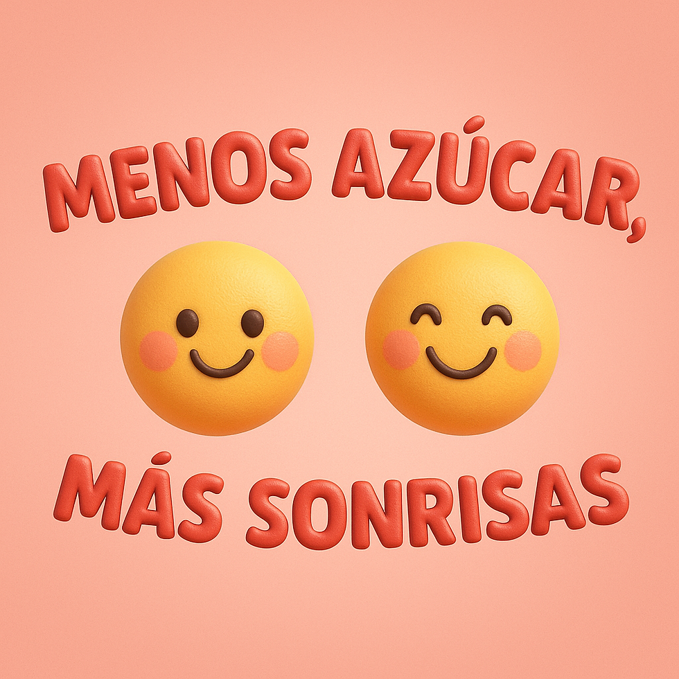 Menos azúcar, más sonrisas