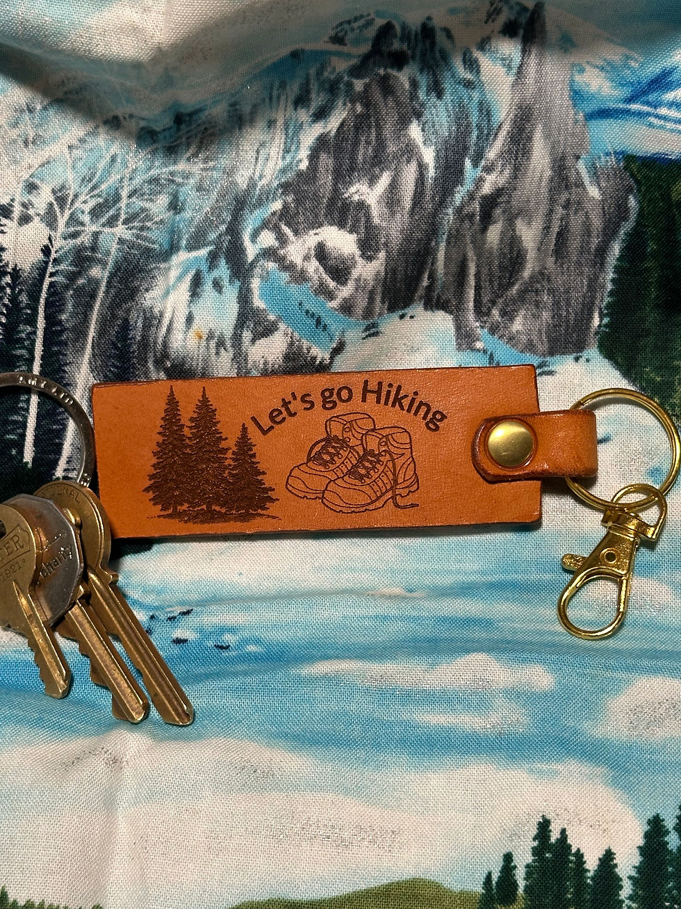 Thumbnail: Rectangle hiking keychains