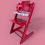 Miniaturbild: Stokke® Tripp Trapp inkl. Babyset & Kissen / Rot / guter Zustand