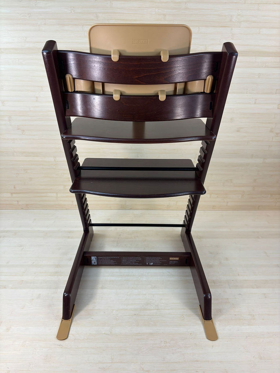 Miniaturbild: Stokke® Tripp Trapp inkl. Babyset, Kissen, Tray, Gurt & Newborn / Warm Brown