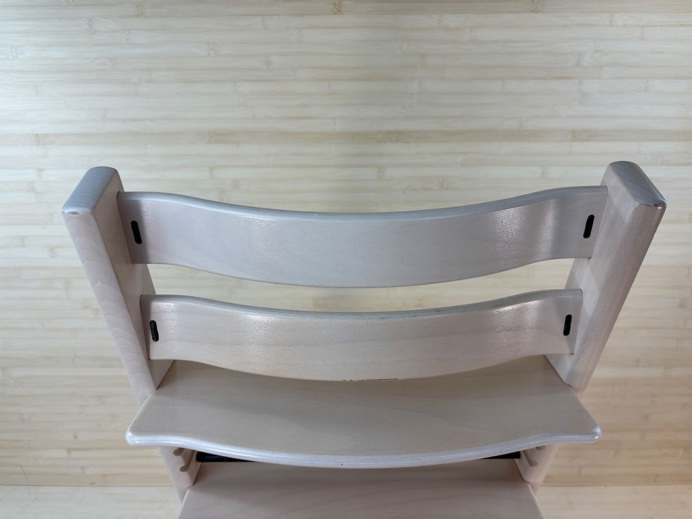 Miniaturbild: Stokke® Tripp Trapp inkl. Babyset & Kissen / Whitewash / abgenutzter Zustand