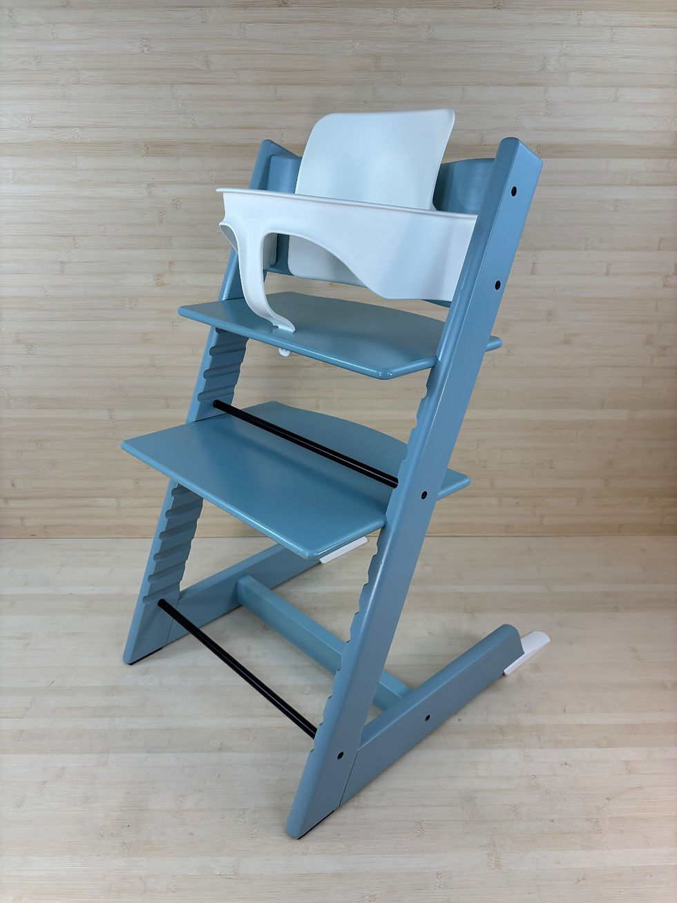 Miniaturbild: Stokke® Tripp Trapp inkl. Babyset & Kissen / Aqua Blue / guter Zustand