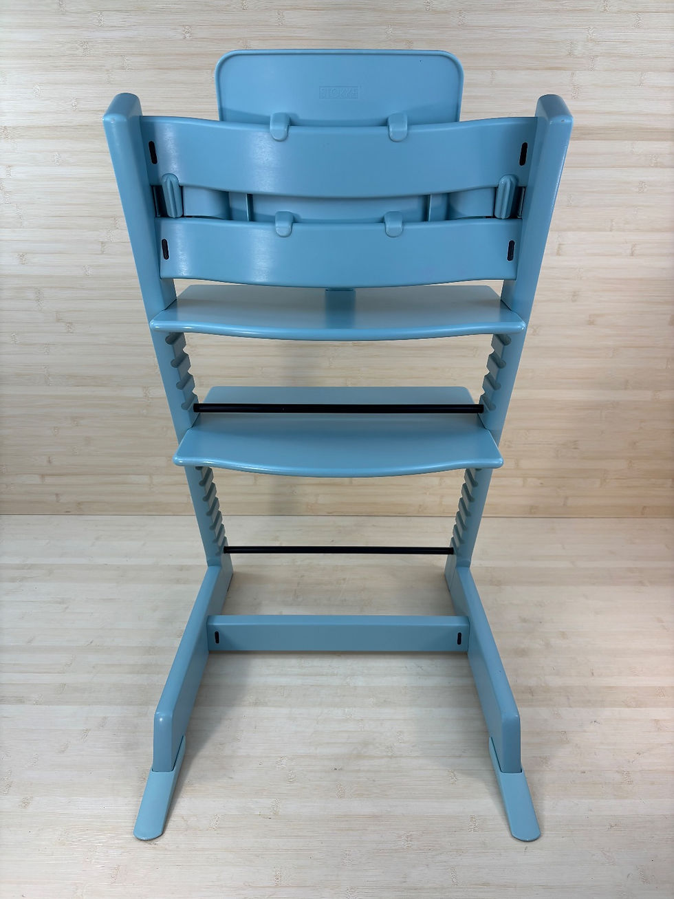 Miniaturbild: Stokke® Tripp Trapp inkl. Babyset & Kissen / Aqua Blue / guter Zustand