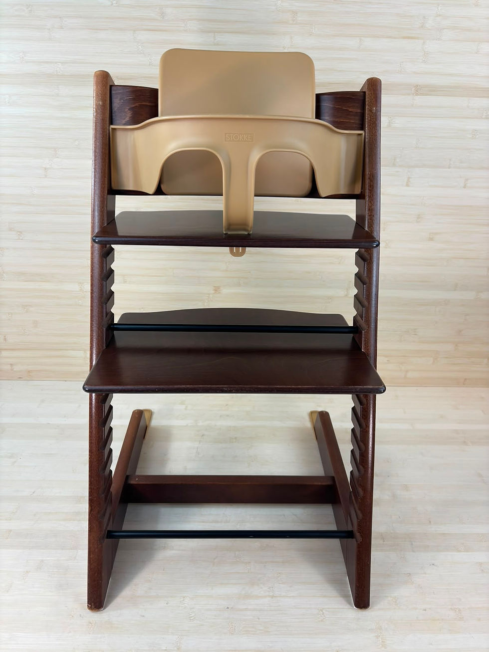 Miniaturbild: Stokke® Tripp Trapp inkl. Babyset & Kissen / Warm Brown / guter Zustand