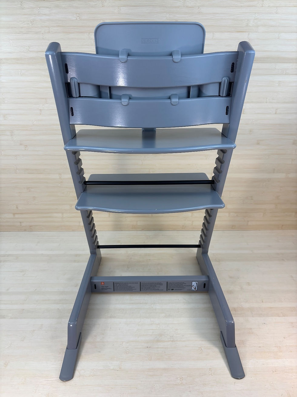 Miniaturbild: Stokke® Tripp Trapp inkl. Babyset & Kissen / Storm Grey / guter Zustand