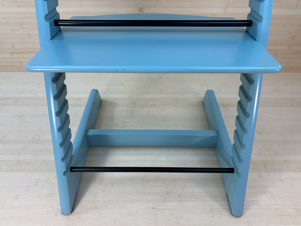 Miniaturbild: Stokke® Tripp Trapp inkl. Babyset & Kissen / Aqua Blue / guter Zustand