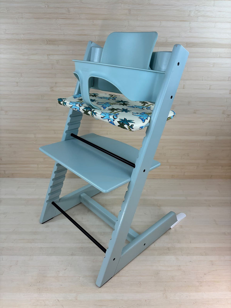 Miniaturbild: Stokke® Tripp Trapp inkl. Babyset & Kissen / Soft Mint / Top-Zustand