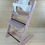 Miniaturbild: Stokke® Tripp Trapp inkl. Babyset, Kissen & Tray / Rosa / abgenutzter Zustand