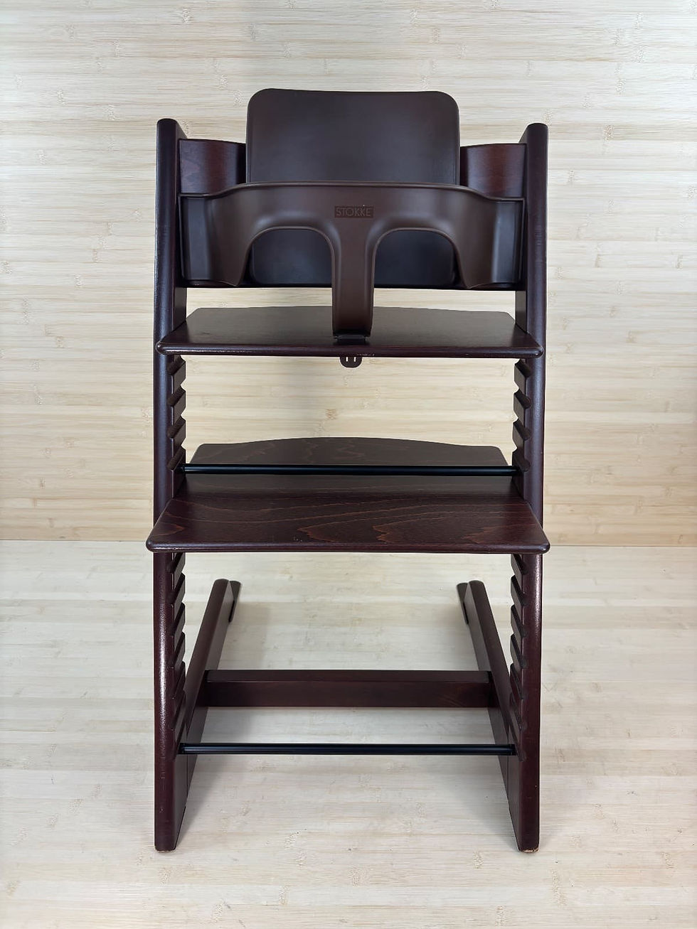 Miniaturbild: Stokke® Tripp Trapp inkl. Babyset & Kissen / Warm Brown / guter Zustand