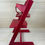 Miniaturbild: Stokke® Tripp Trapp inkl. Babyset & Kissen / Rot / guter Zustand