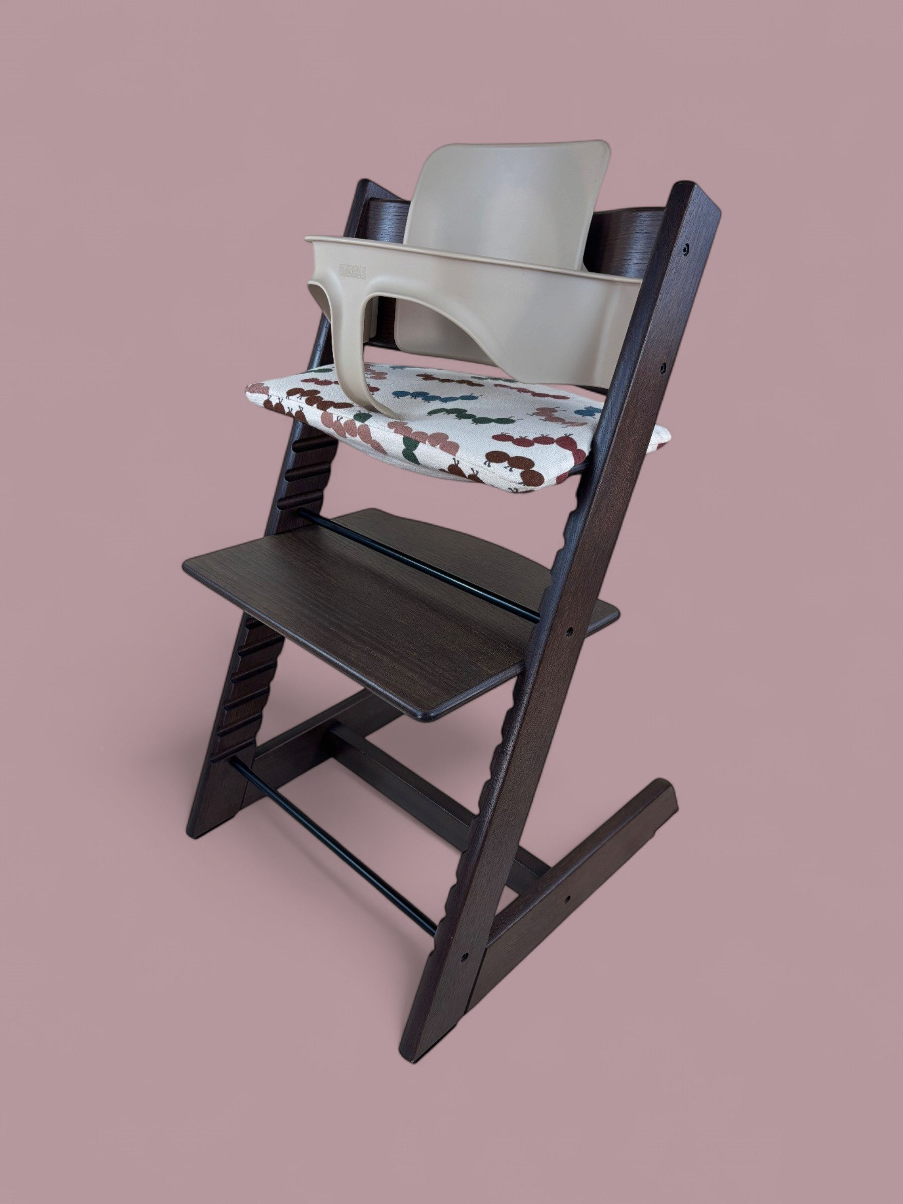 Stokke® Tripp Trapp inkl. Babyset & Kissen / Oak Warm Brown / Top-Zustand