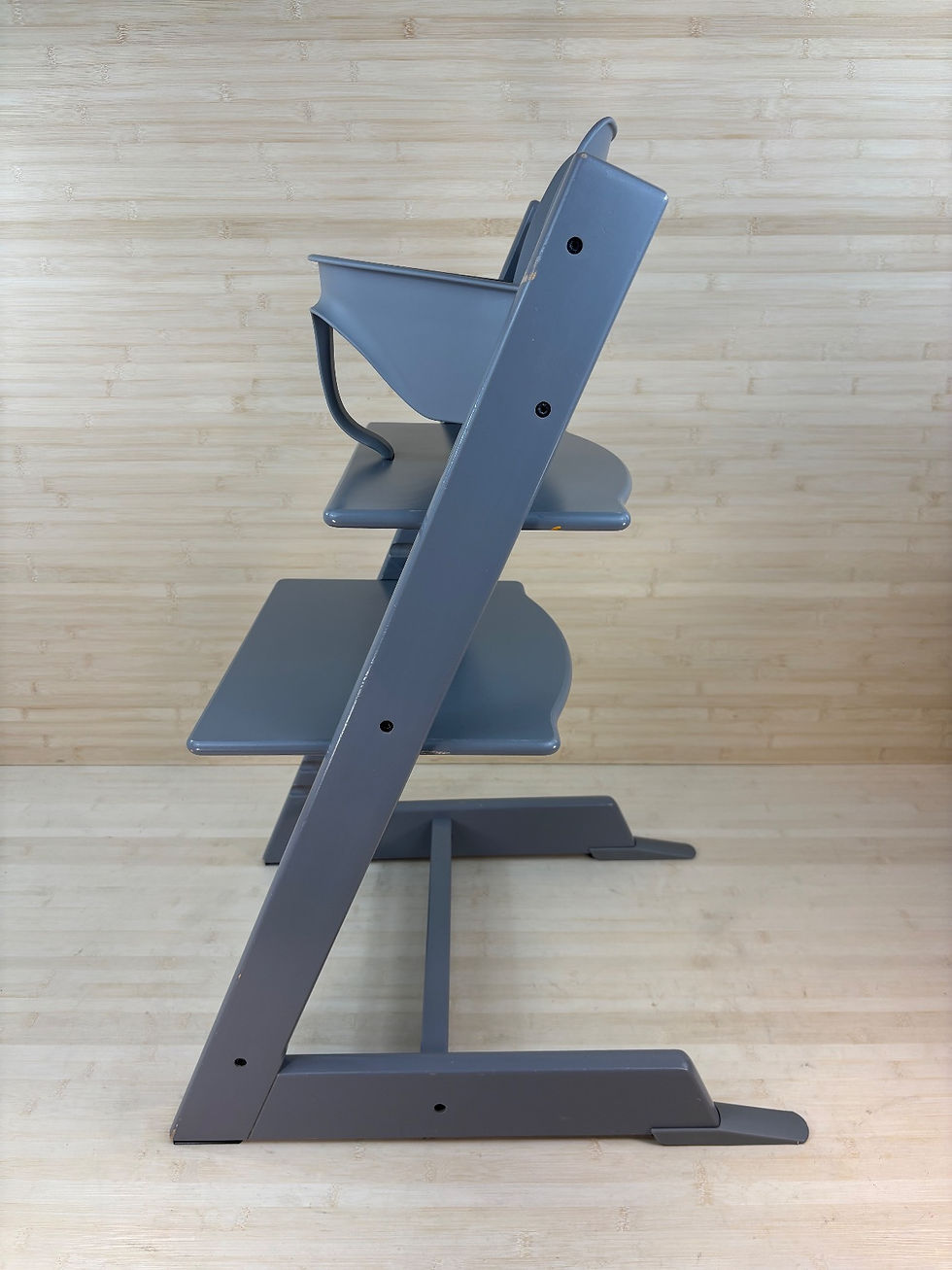 Miniaturbild: Stokke® Tripp Trapp inkl. Babyset & Kissen / Storm Grey / guter Zustand