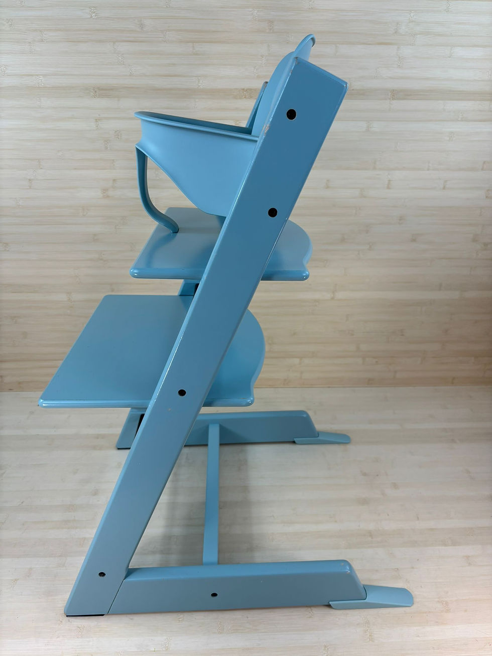 Miniaturbild: Stokke® Tripp Trapp inkl. Babyset & Kissen / Aqua Blue / abgenutzter Zustand